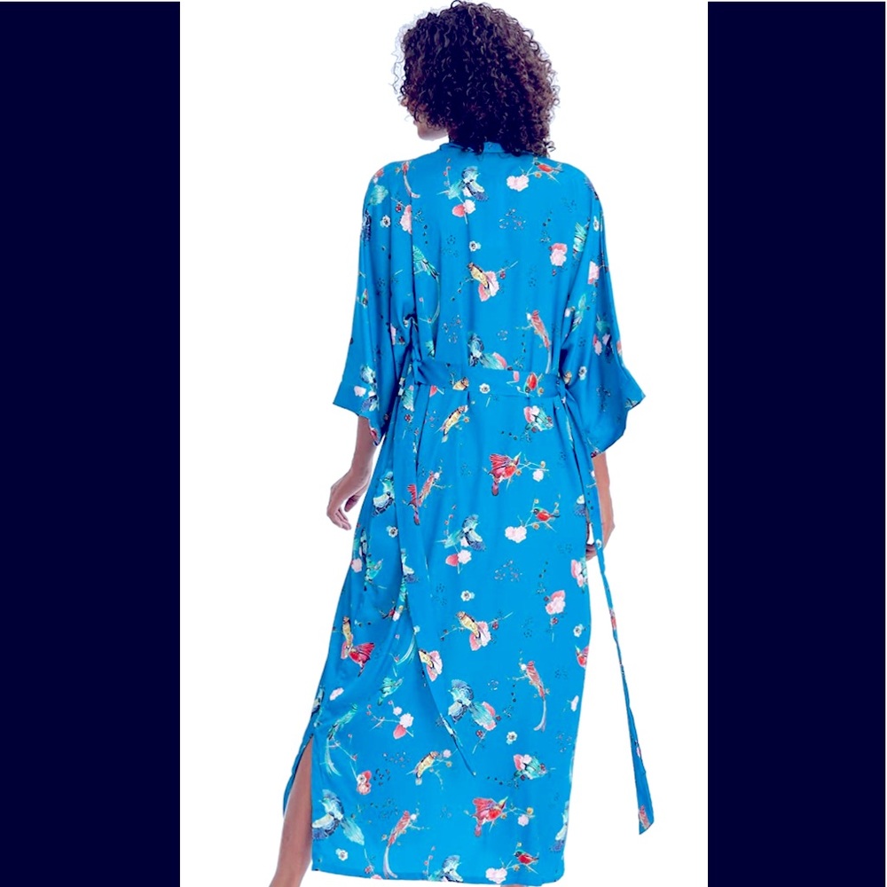 BABEYOND Long Print Kimono Robe